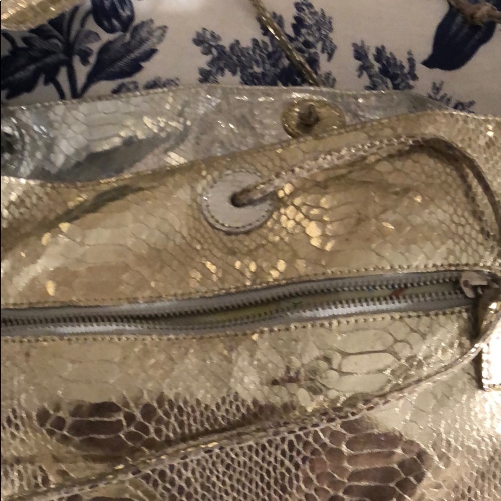 Cross body pressed python bag - Picture 2 of 8